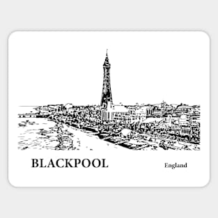 Blackpool England Sticker